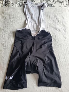 Rapha Black And White Men's Cycling Bib Shorts